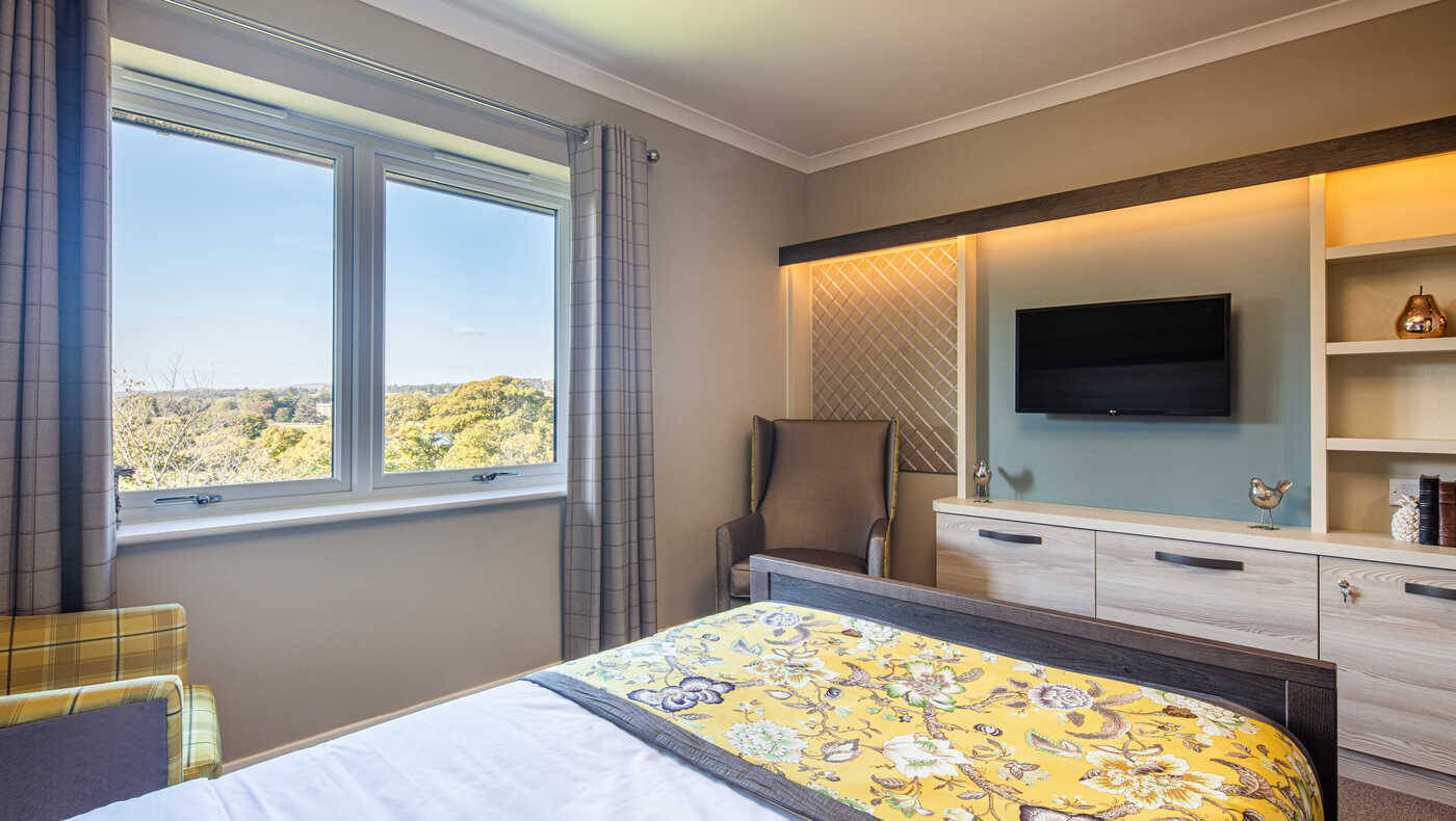 Cozy private resident room with a view