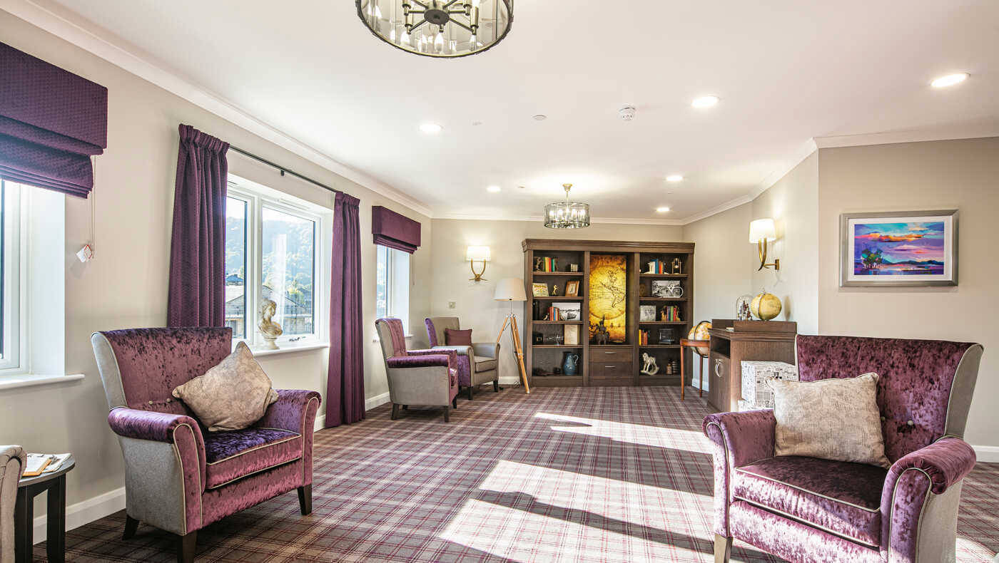 Interior common area with comfortable seating