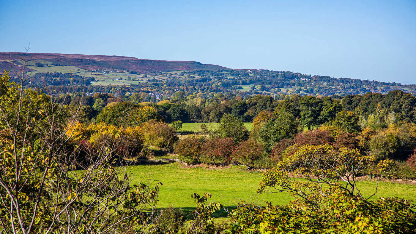 Scenic view of a countryside landscape