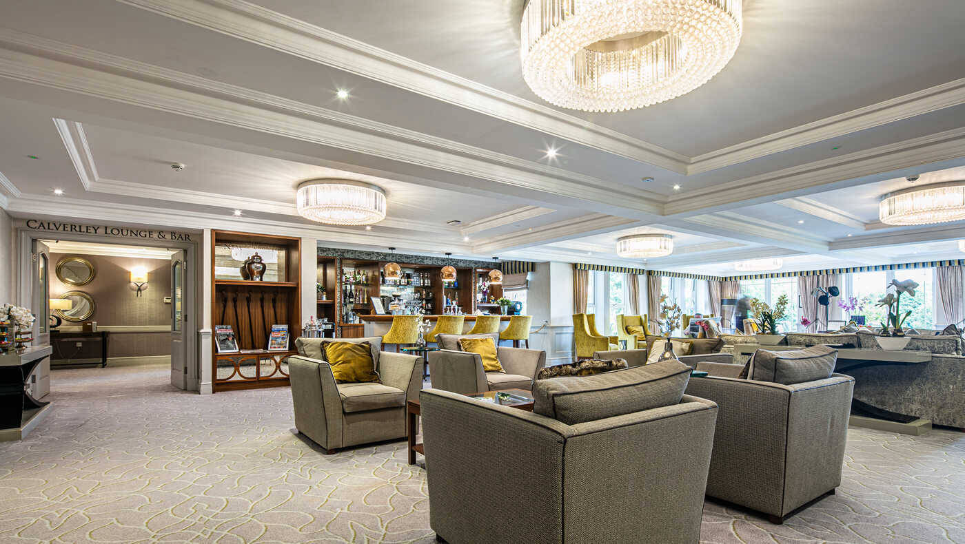 Elegant common area with comfortable seating