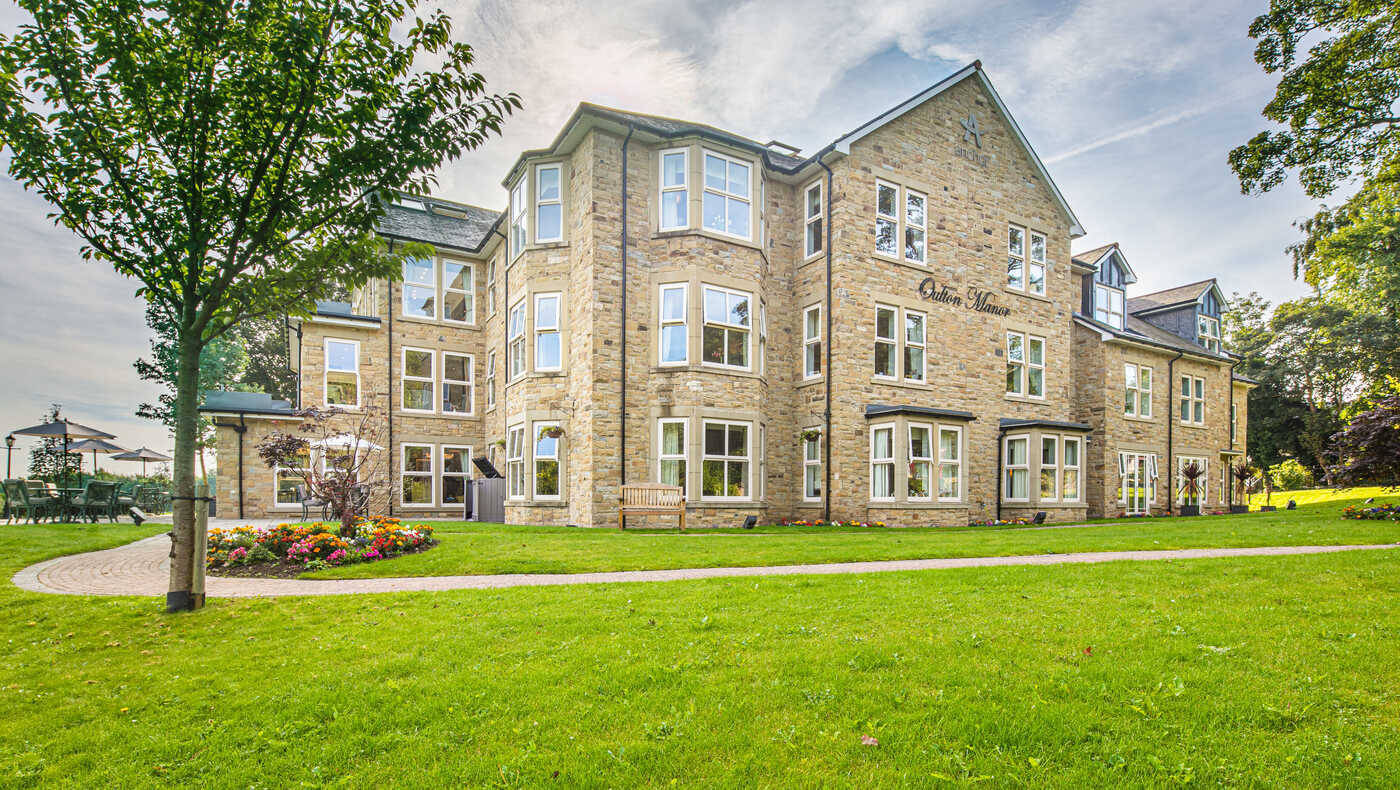 Exterior view of Mill View assisted living facility
