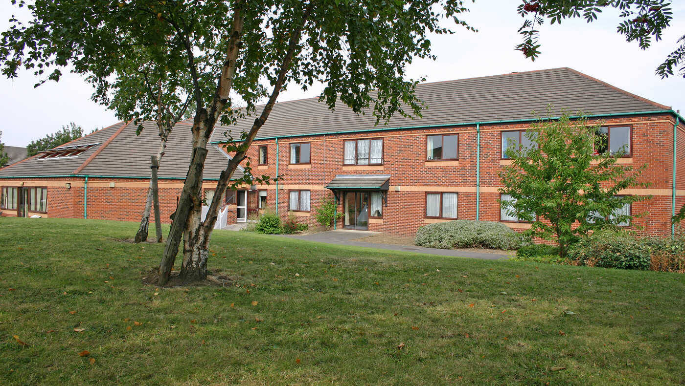 Exterior view of Mill View assisted living facility