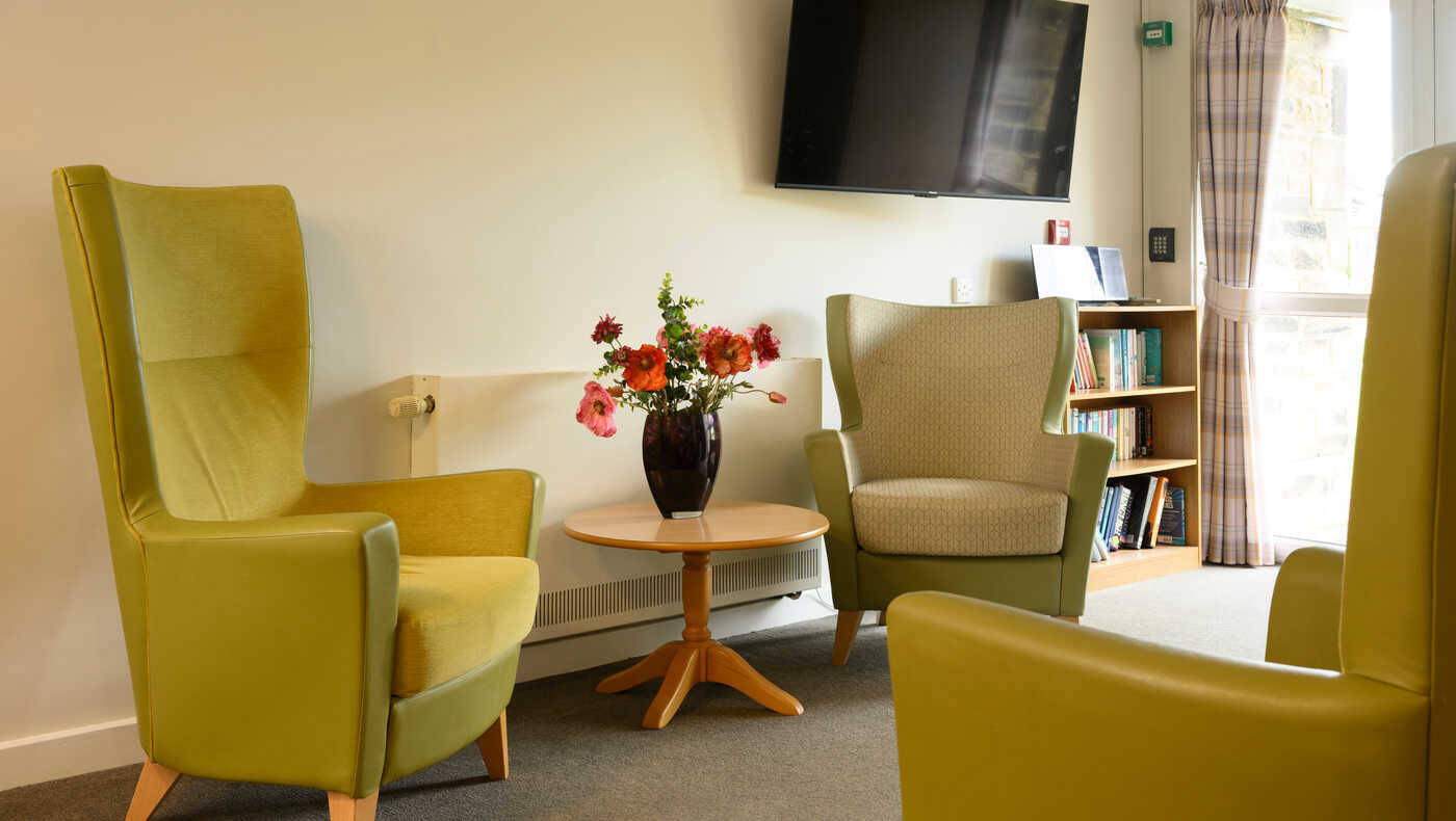 Cozy seating area in an inviting lounge space
