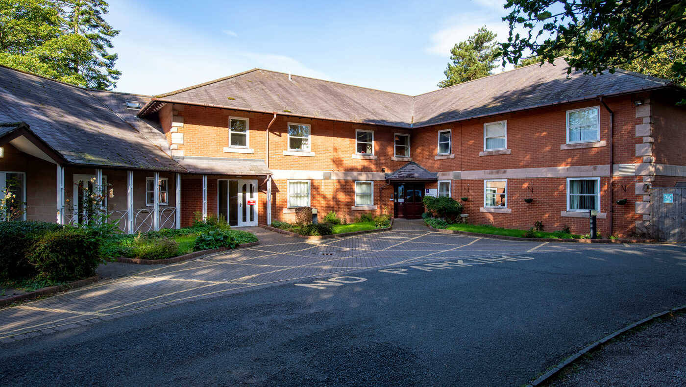 Exterior view of the Mill View assisted living facility