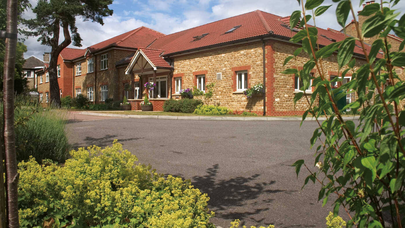 Exterior view of Mill View assisted living facility