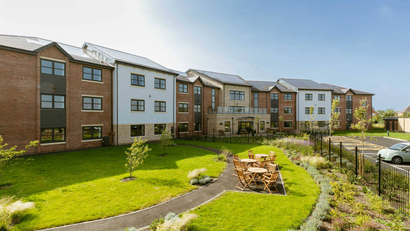 Exterior view of Mill View assisted living facility