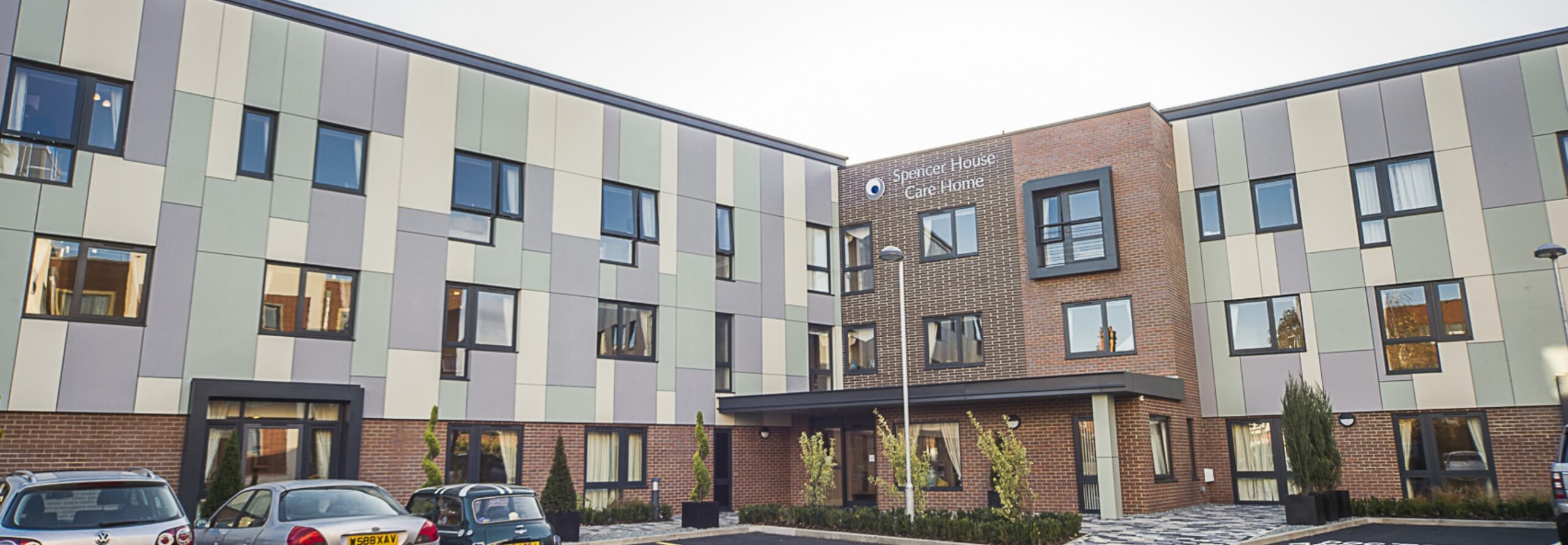 Exterior view of Spencer House Care Home building.