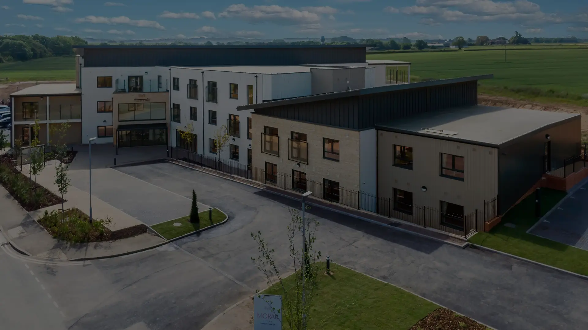 Exterior view of Escan Manor facility.