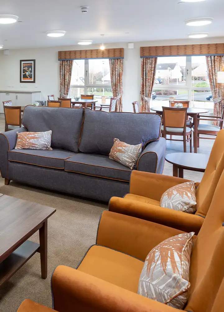 Common area with seating and natural light.