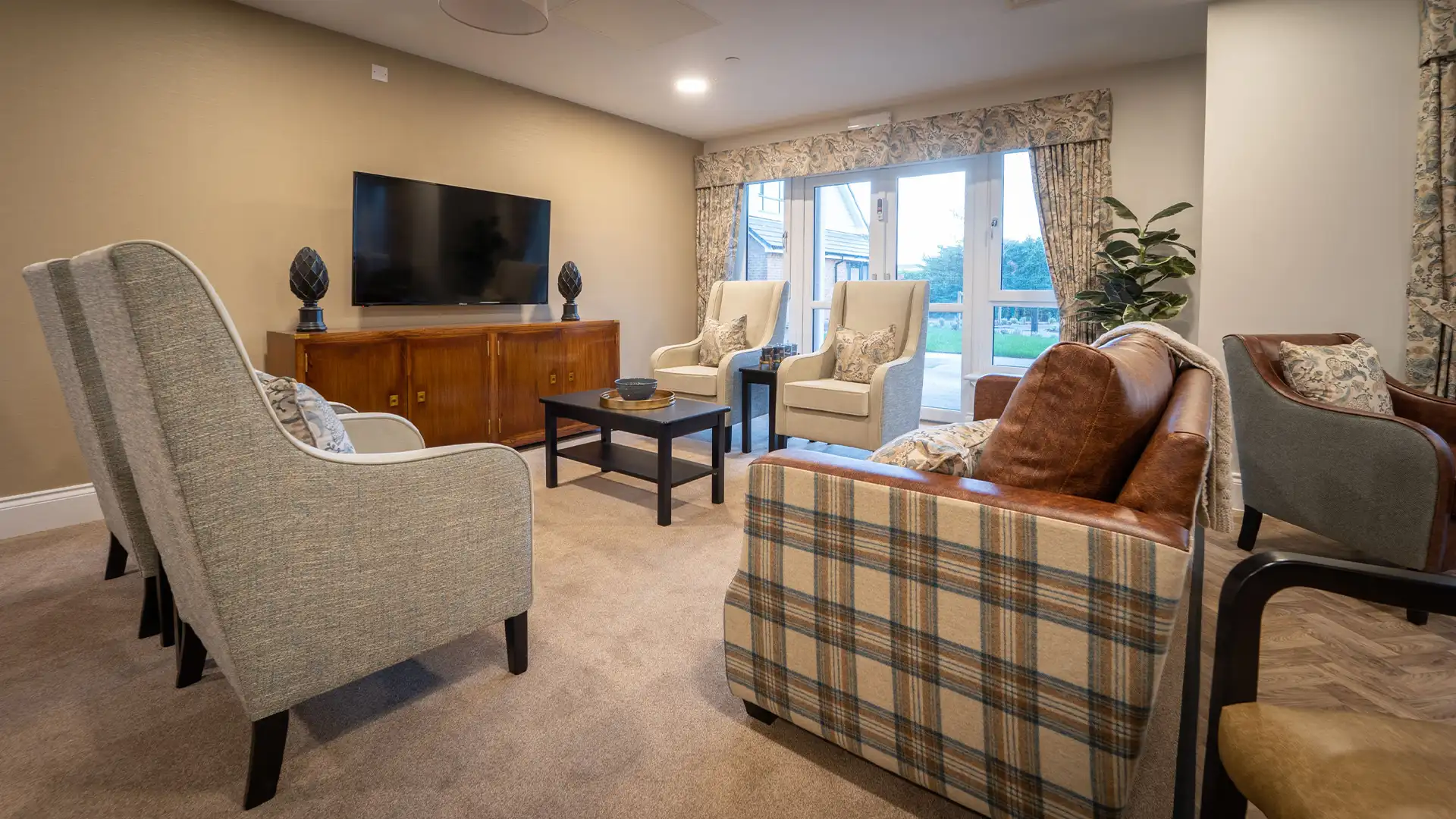 Comfortable lounge area with seating