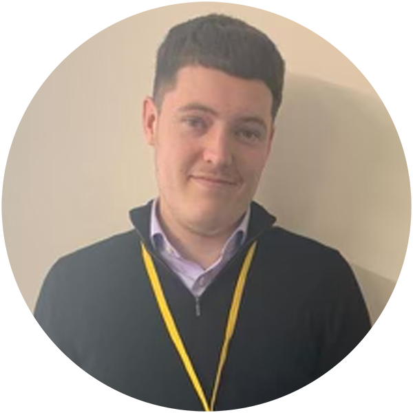 Staff member in a casual setting