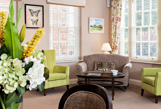 Cozy common area with comfortable seating and decor