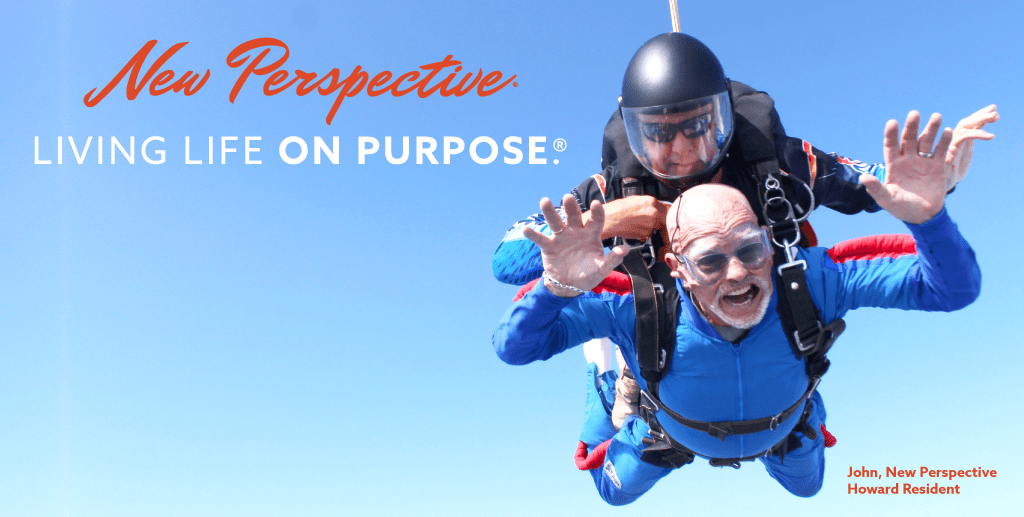 Resident parachuting with instructor, outdoor skydiving activity