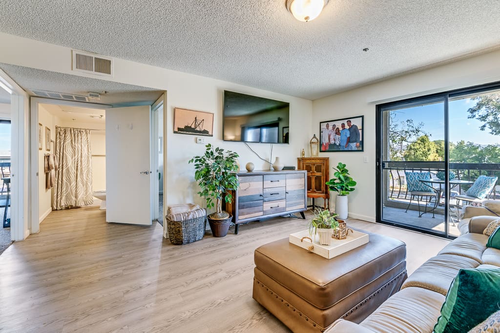 Bright and inviting interior of a resident's living space