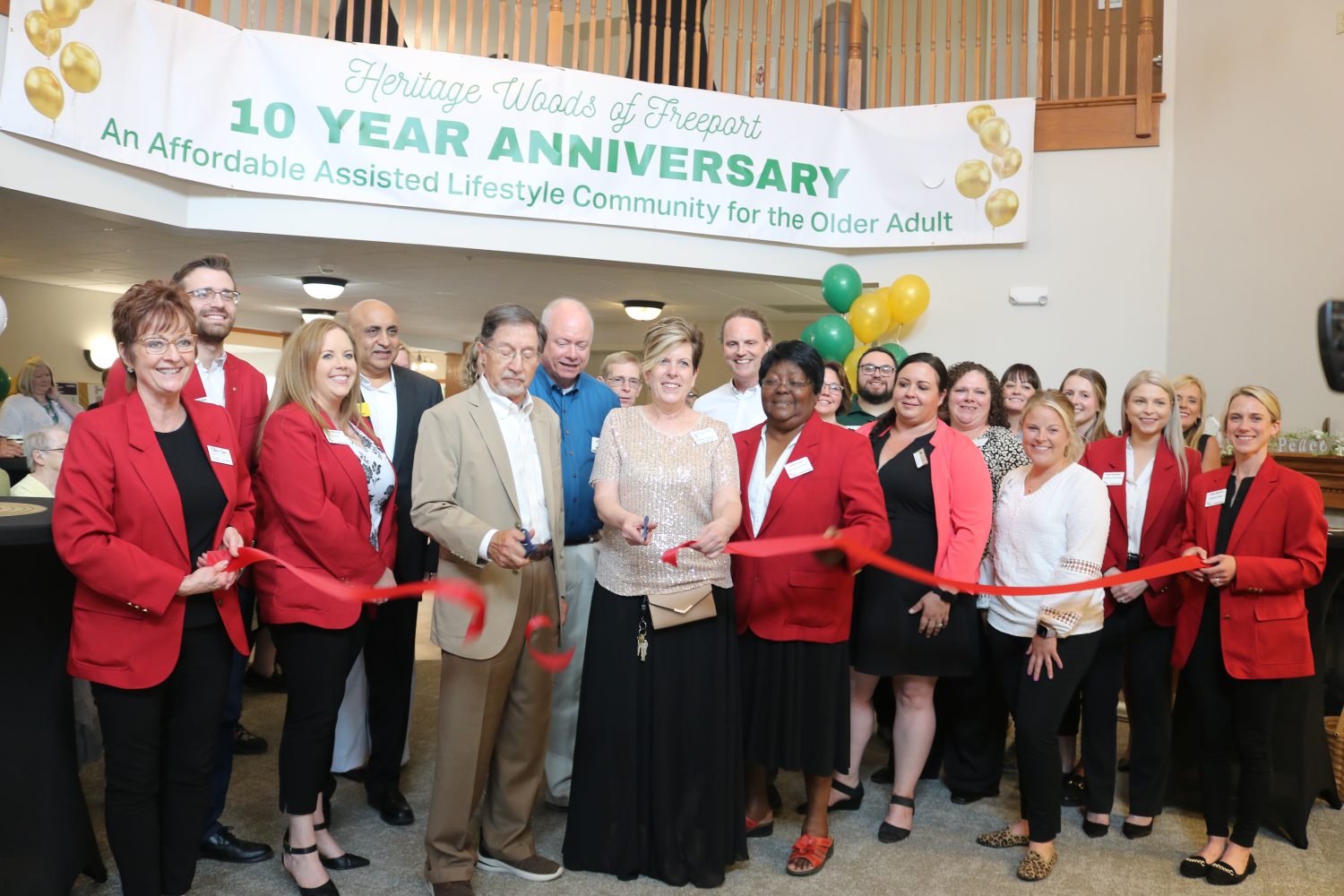 Celebrating the 10 year anniversary of a senior living community