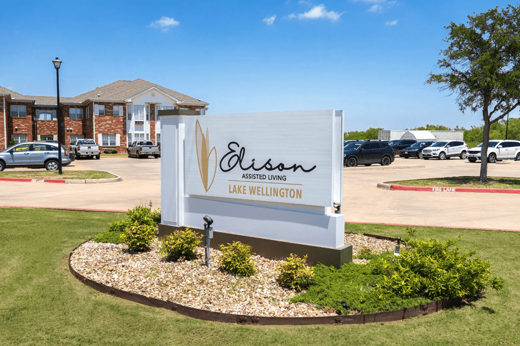 Signage at Elison Assisted Living in Lake Wellington.