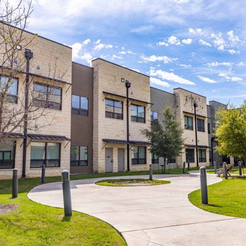 Exterior view of the assisted living facility