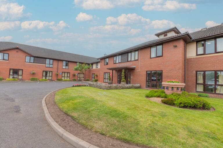 Exterior view of Melton House assisted living facility.