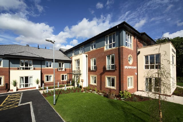 Exterior view of Melton House nursing facility.