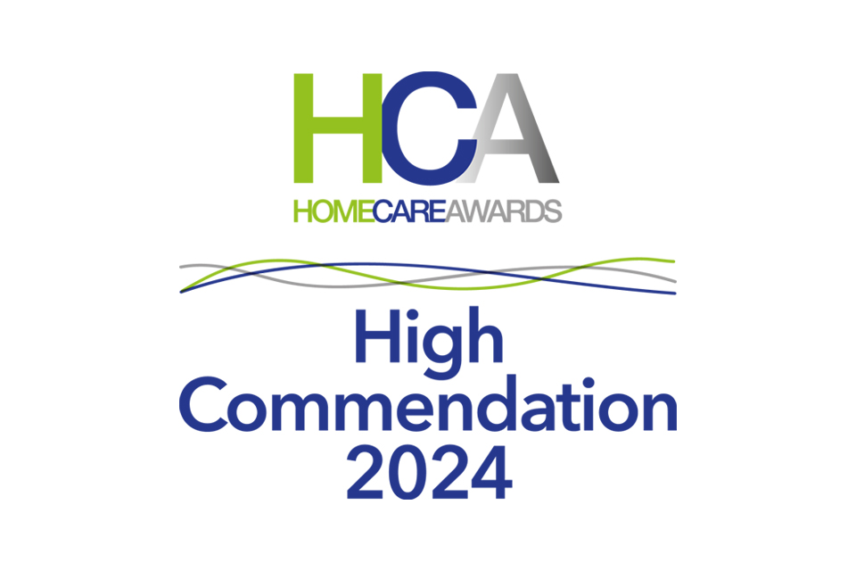 Award logo for home care recognition