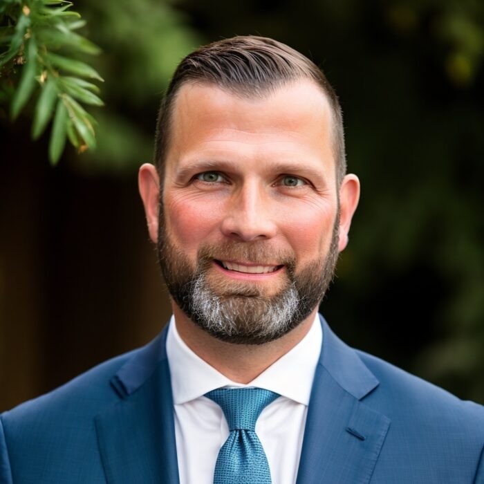 Professional portrait of a man in a suit