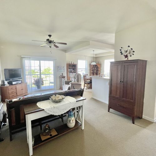 Cozy interior of a resident's living area