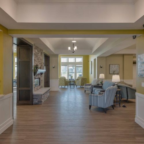Interior common area with comfortable seating