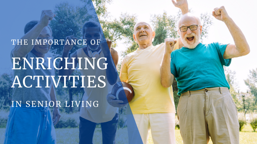 Seniors enjoying outdoor activities together