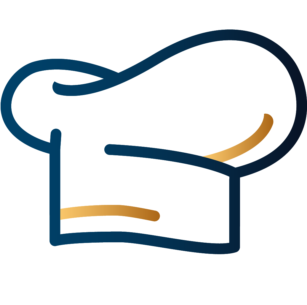 Facility logo featuring a chef's hat
