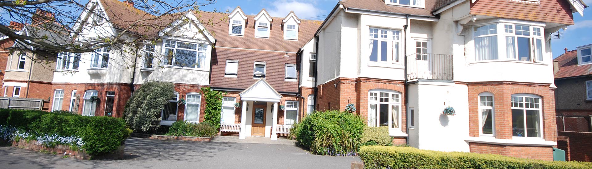 Front exterior view of The Grange Care Home