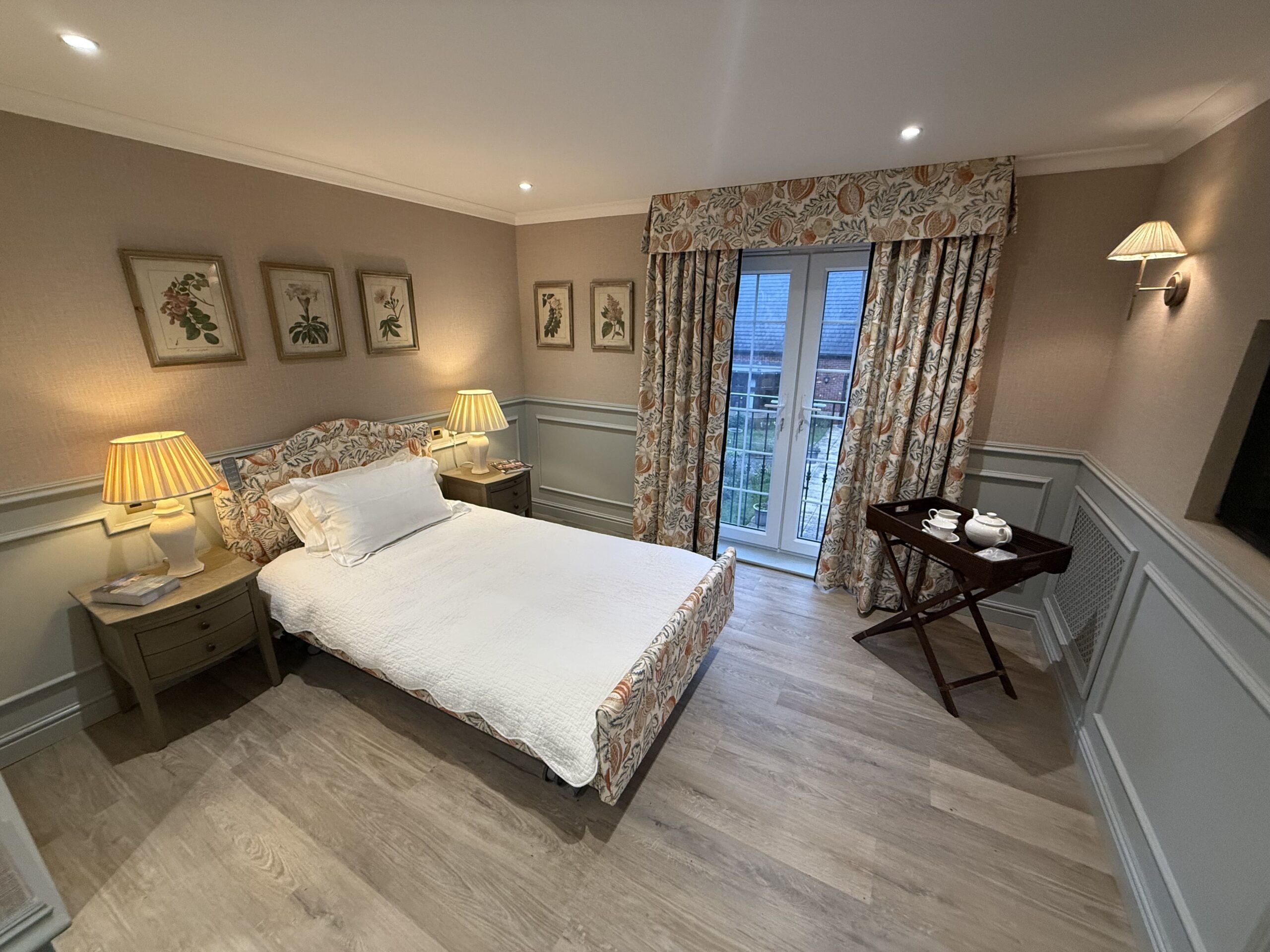 Bright and inviting resident bedroom with decor.