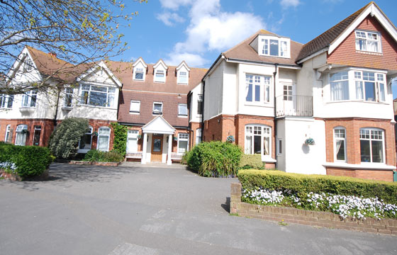 Exterior view of The Grange Care Home