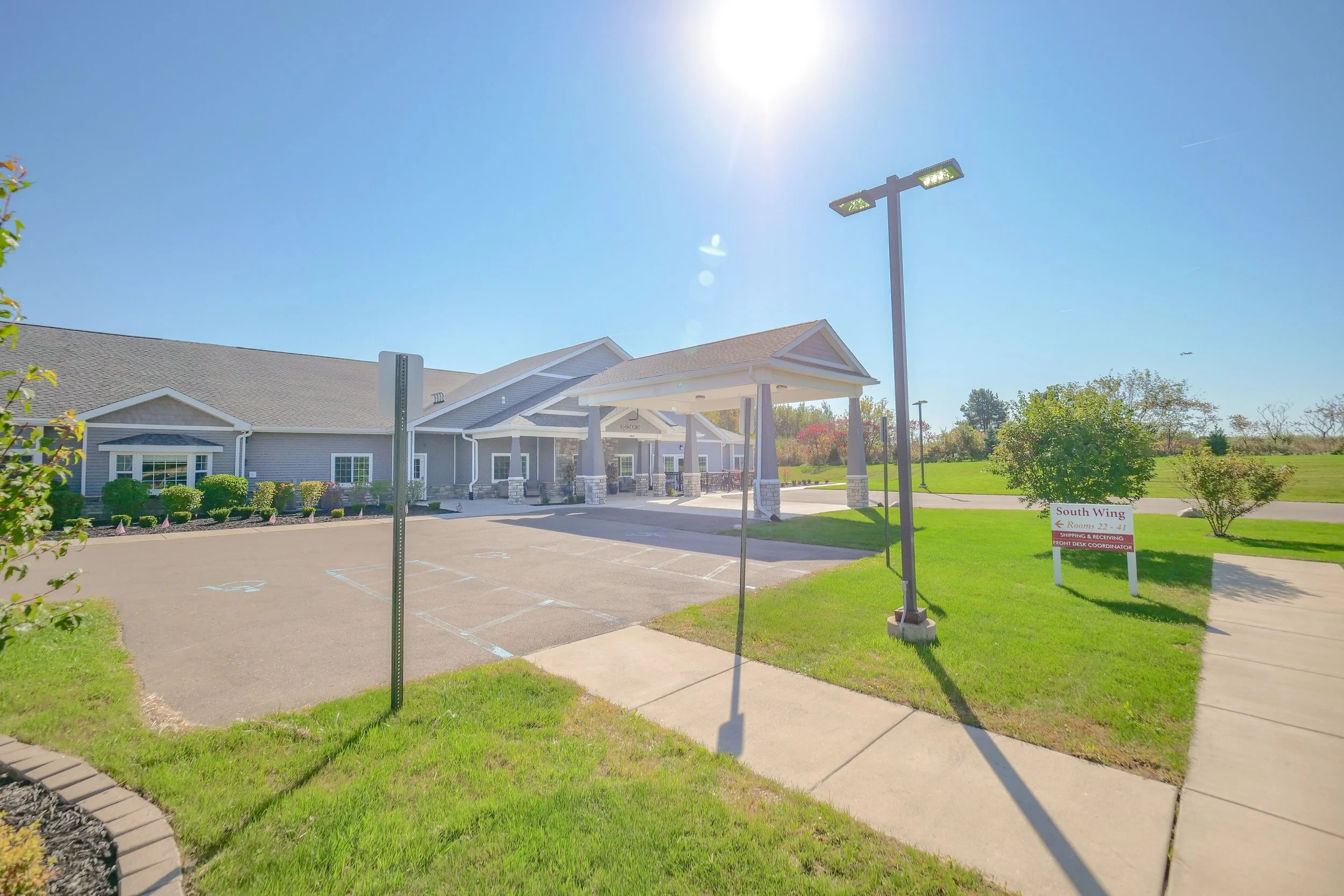 Exterior view of Howell's Care 3 facility