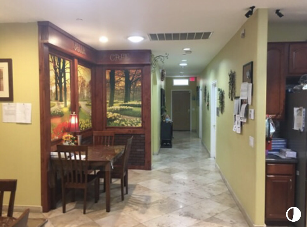 Interior view of the facility's common area