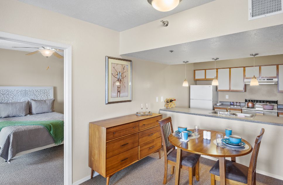 Cozy interior view of a resident's apartment