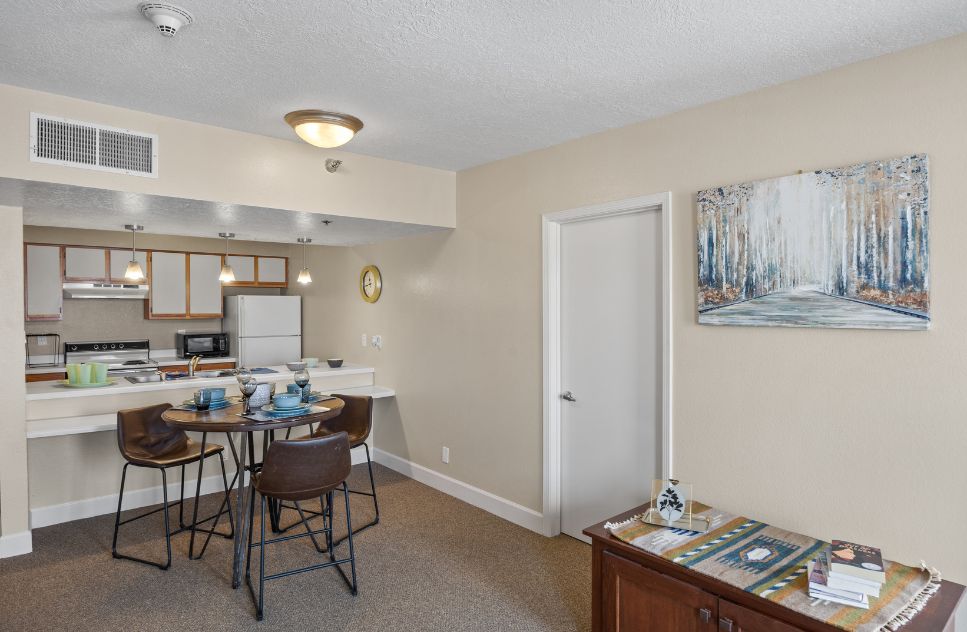 Cozy interior view of a resident living space
