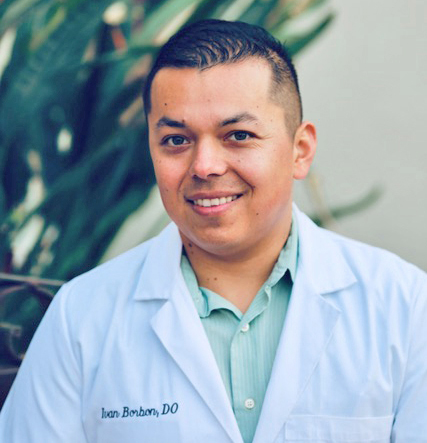 Medical professional in a white coat