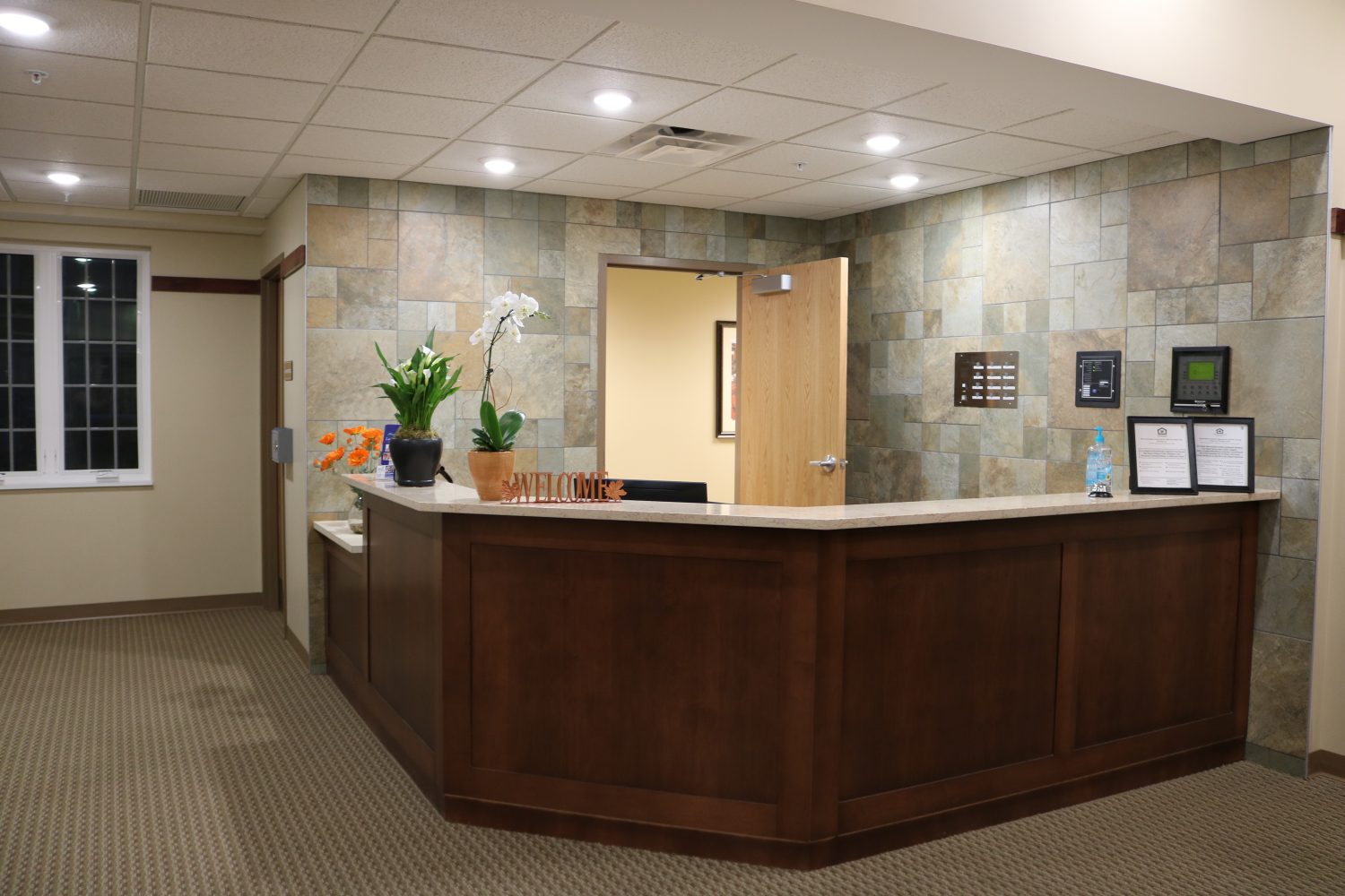 Reception area of Lacey Creek Supportive Living