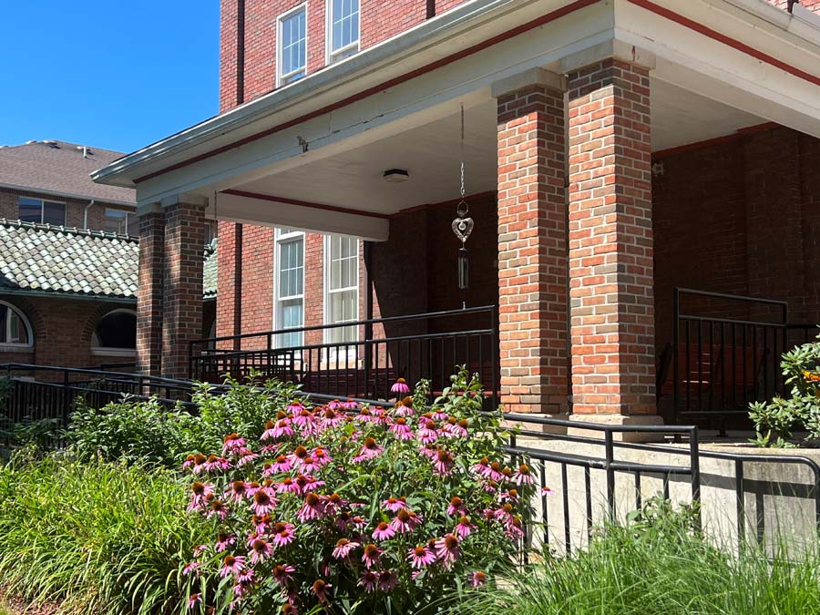 Front entrance of the Villa Maria Retirement Community