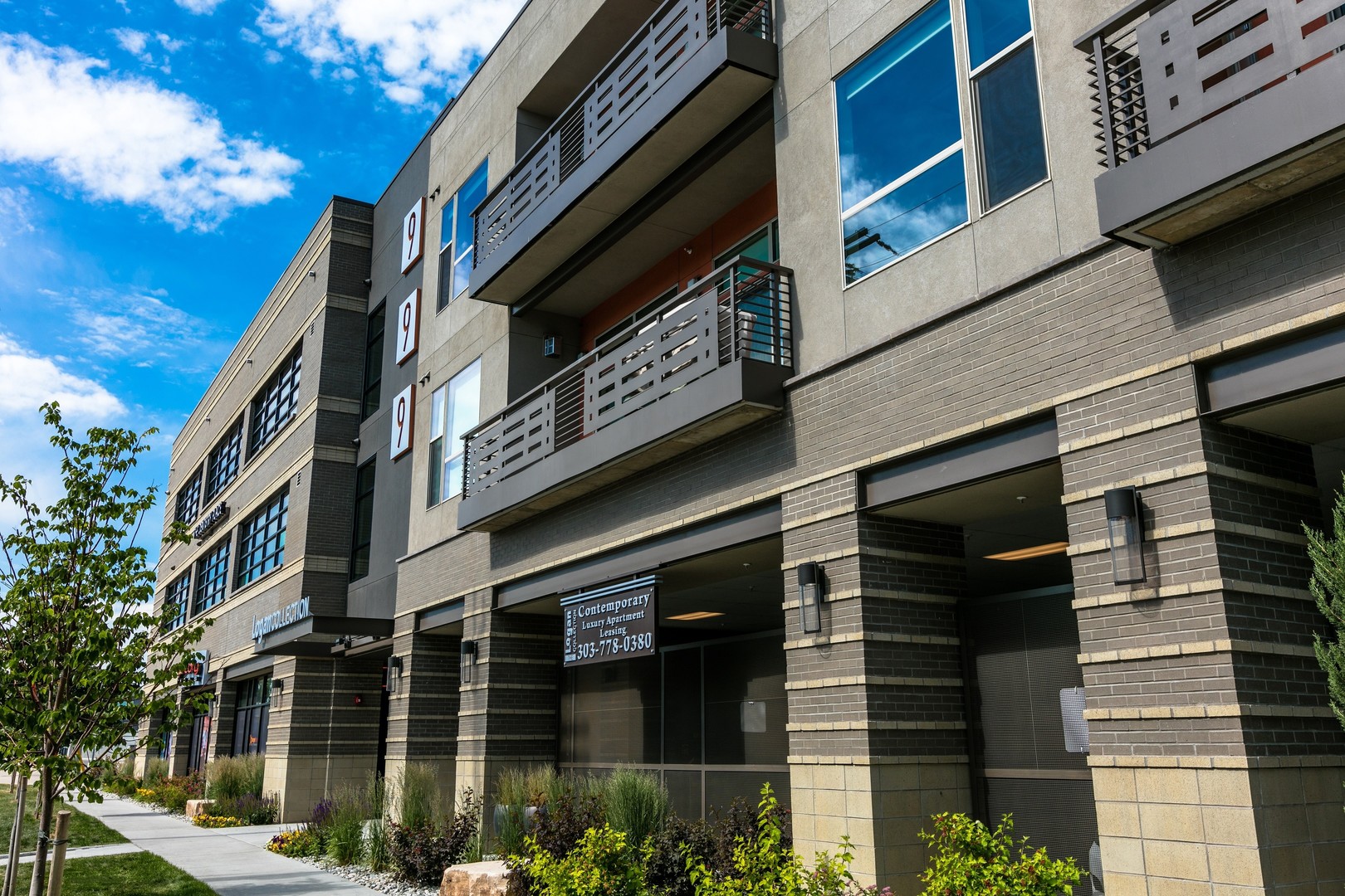 Exterior view of a modern assisted living facility