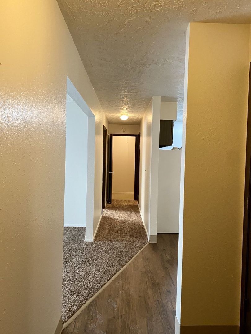 Hallway in a senior living facility