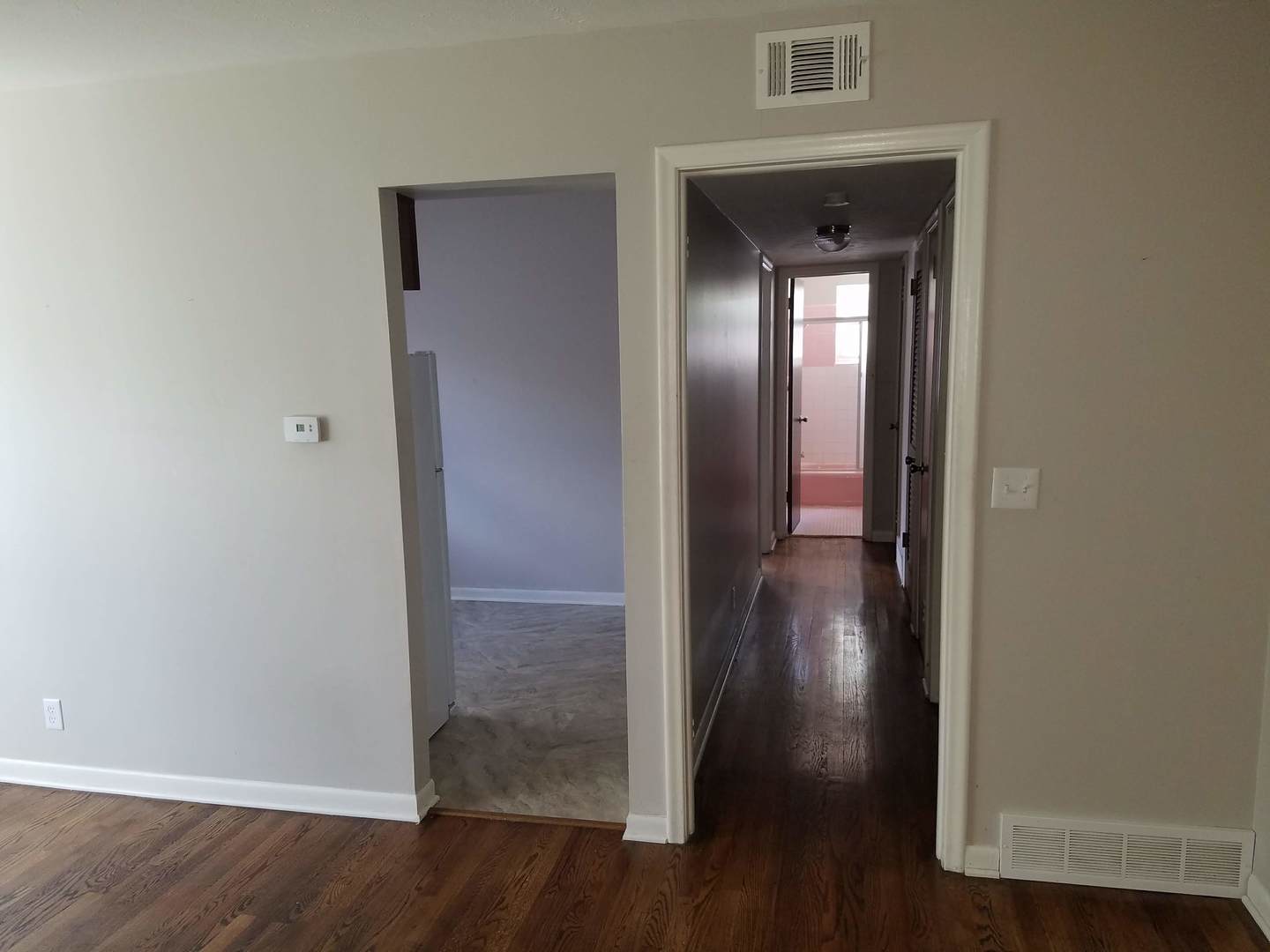 Bright hallway in a facility interior