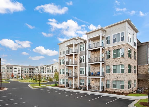 Exterior view of StonePointe Senior Living building