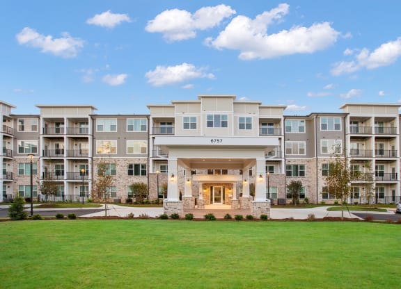 Exterior view of StonePointe Senior Living facility