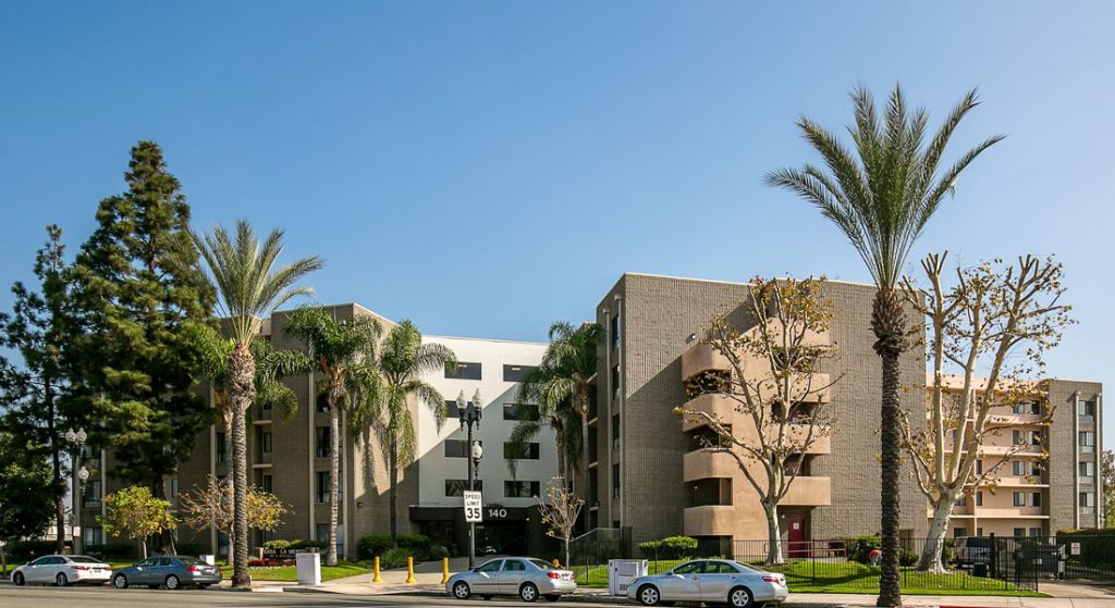 Exterior view of Center Place Senior Apartments