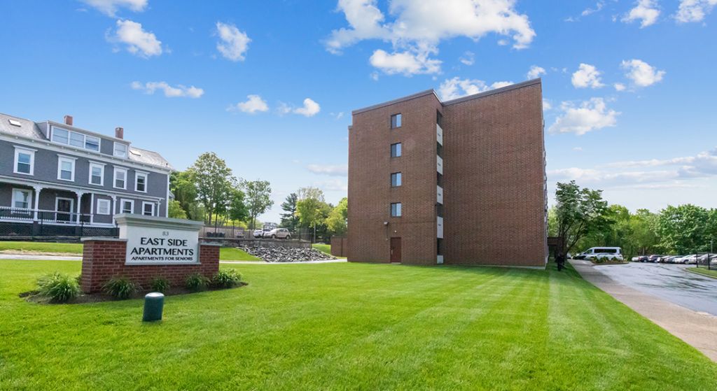 Exterior view of East Side Apartments