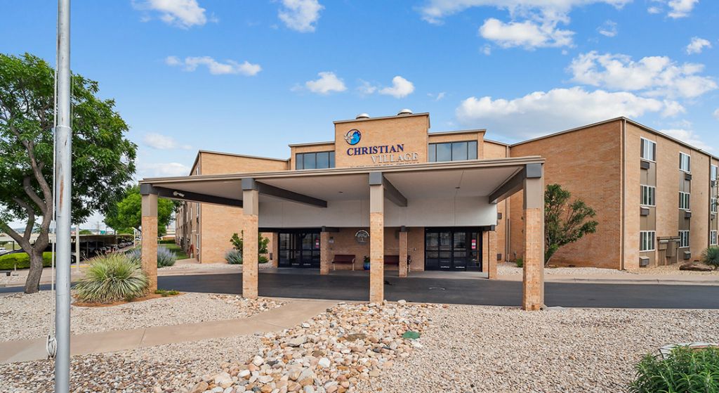 Exterior view of the Center Place Senior Apartments
