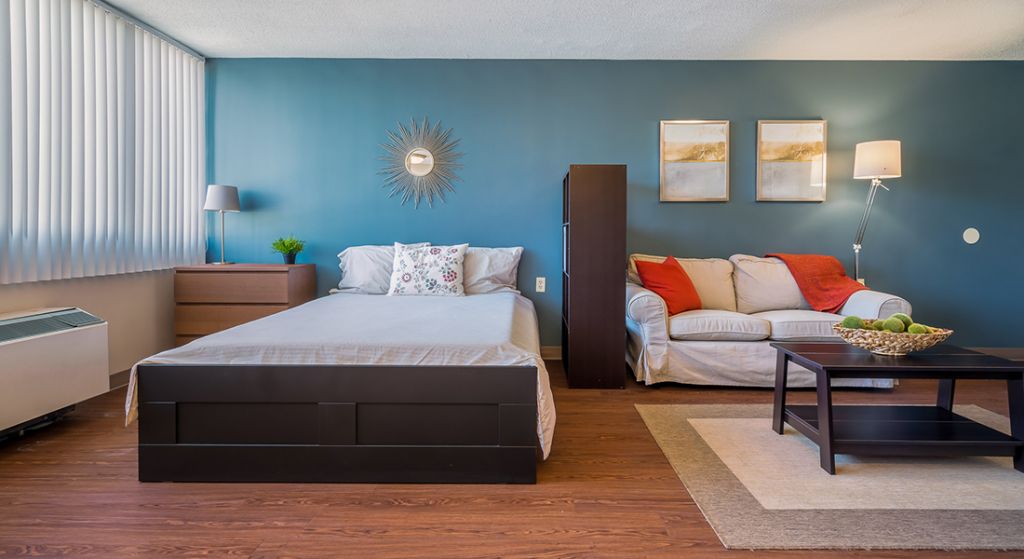 Cozy interior of a resident's apartment