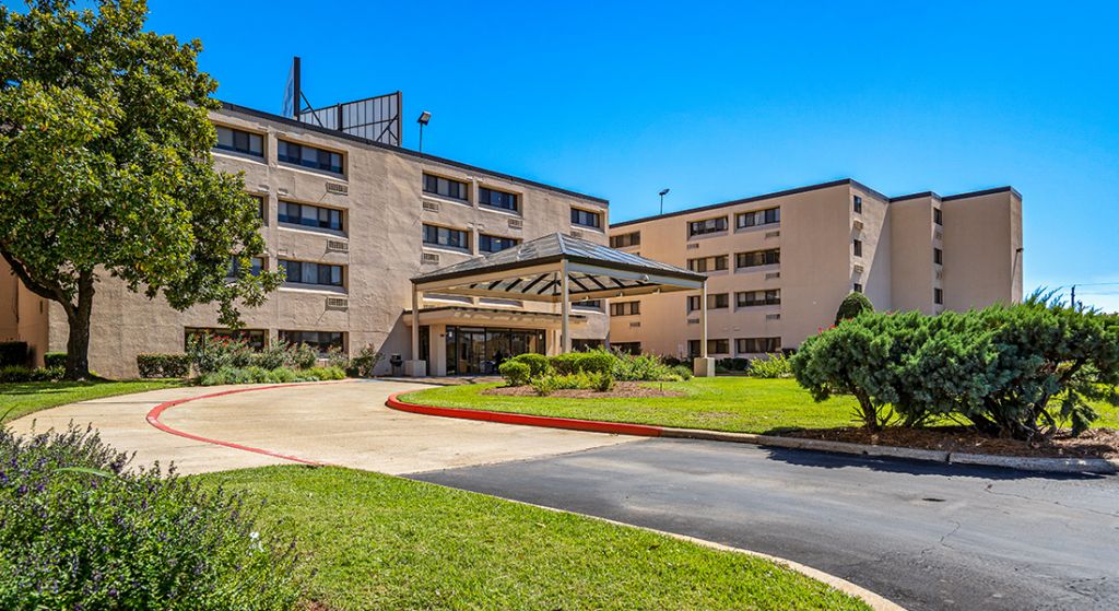 Exterior view of Center Place Senior Apartments