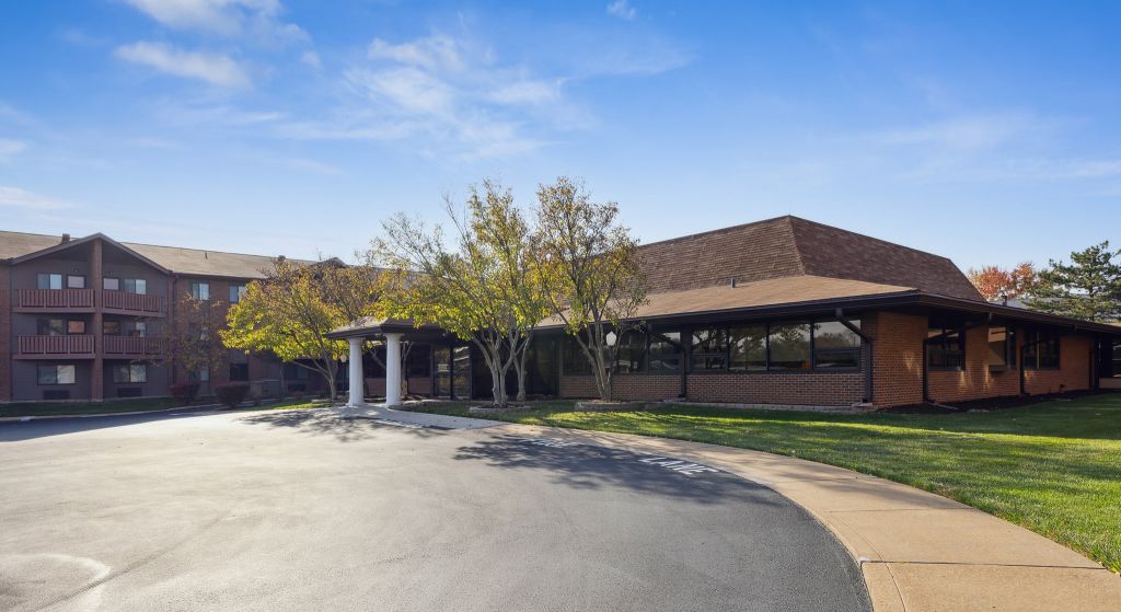 Exterior view of Center Place Senior Apartments